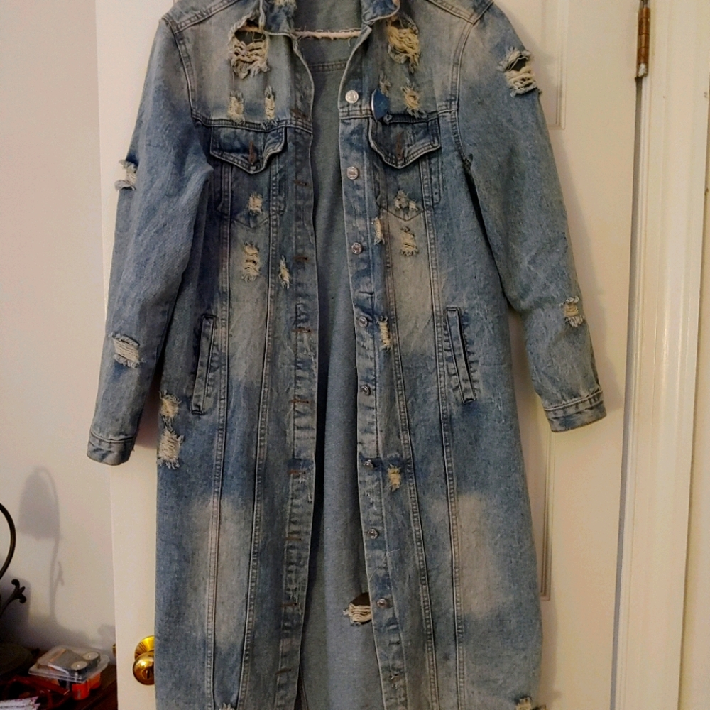 Long Jean jacket